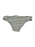 Anine Bing Stripes Black Blue Swimsuit Bottoms Size S - photo 2