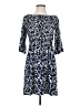 Sophie Max Print Blue Casual Dress Size S - photo 1
