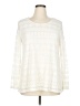 180s Ivory Long Sleeve Blouse Size XL - photo 1