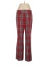 Tommy Hilfiger Plaid Red Casual Pants Size 8 - photo 1