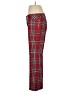 Tommy Hilfiger Plaid Red Casual Pants Size 8 - photo 5