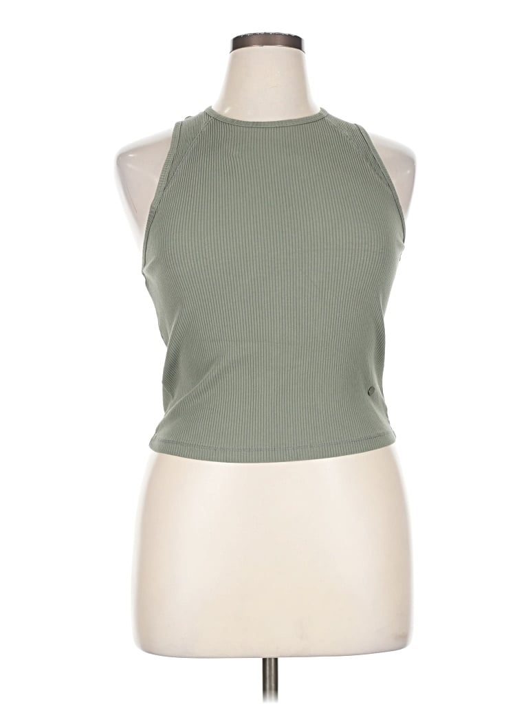 Pre-owned Gymshark Tank Top Green Halter Neckline Tops