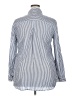 ID:23 100% Tencel Stripes Blue Long Sleeve Button-Down Shirt Size XXL - photo 2