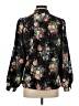 Alice Stuart Floral Black Long Sleeve Blouse Size P (petite) - photo 2