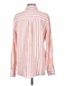 Universal Thread Stripes Orange Long Sleeve Button-Down Shirt Size S - photo 2