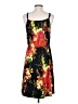 NY Collection Floral Black Cocktail Dress Size S - photo 2