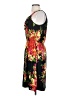 NY Collection Floral Black Cocktail Dress Size S - photo 5