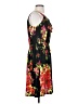 NY Collection Floral Black Cocktail Dress Size S - photo 4
