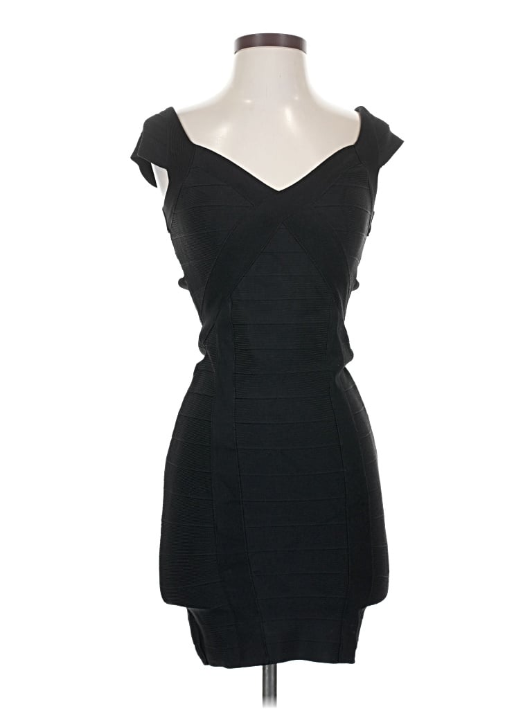 Pre-owned Guess Cocktail Dress In Black