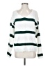 Unbranded 100% Acrylic Stripes White Pullover Sweater Size S - photo 1