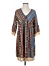 Unbranded 100% Polyester Paisley Brown Casual Dress Size S - photo 1