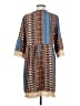 Unbranded 100% Polyester Paisley Brown Casual Dress Size S - photo 2