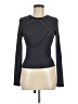 Aqua Black Long Sleeve Top Size M - photo 1