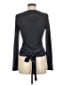 Aqua Black Long Sleeve Top Size M - photo 2