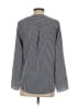 Zara Basic Stripes Gray Long Sleeve Blouse Size S - photo 2