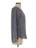 Zara Basic Stripes Gray Long Sleeve Blouse Size S - photo 4