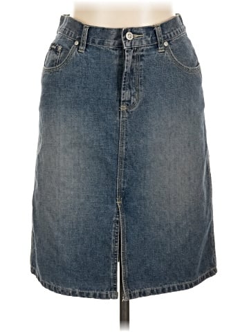 Squeeze Denim Skirt (view 1)