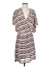BCBGMAXAZRIA 100% Silk Print White Cocktail Dress Size S - photo 1