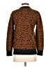 Daily Ritual Animal Print Brown Pullover Sweater Size XS - photo 2