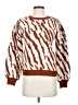 BB Dakota by Steve Madden 100% Acrylic Animal Print Brown Pullover Sweater Size XS - photo 1