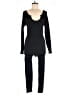 OQQ Solid Black Jumpsuit Size M - photo 1