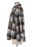 Shein 100% Polyester Plaid Brown Long Sleeve Blouse Size 6 - photo 5