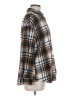 Shein 100% Polyester Plaid Brown Long Sleeve Blouse Size 6 - photo 4