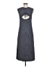 Gap Stripes Gray Blue Casual Dress Size M - photo 2