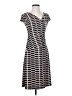 Jones Studio Graphic Black Casual Dress Size 4 - photo 1