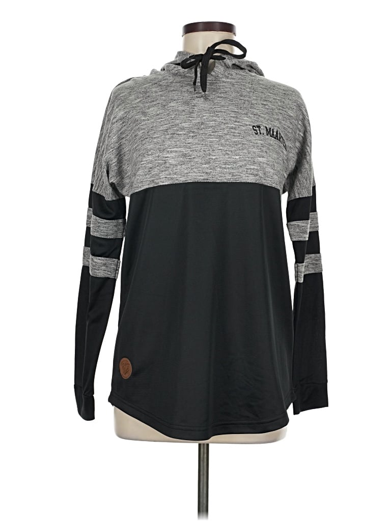 Pre-owned Popular 21 Long Sleeve Polo Shirt In Gray