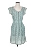 Needle & Thread 100% Polyester Chevron-herringbone Teal Casual Dress Size S - photo 1