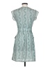 Needle & Thread 100% Polyester Chevron-herringbone Teal Casual Dress Size S - photo 2