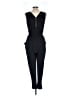 Unbranded Solid Black Jumpsuit Size L - photo 2