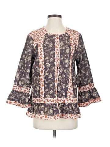 LOGO 3/4 Sleeve Blouse (view 1)