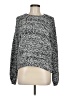 Ruby Moon Tweed Silver Pullover Sweater Size M - photo 1