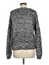 Ruby Moon Tweed Silver Pullover Sweater Size M - photo 2
