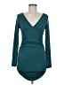 Unbranded 100% Polyester Solid Teal Cocktail Dress Size M - photo 1