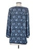 Banana Republic 100% Polyester Blue 3/4 Sleeve Blouse Size S - photo 2