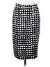 Talbots Houndstooth Black Formal Skirt Size 2 - photo 1
