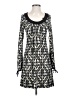 Wrapper Argyle Gray Casual Dress Size S - photo 1