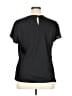 Express Outlet 100% Polyester Black Short Sleeve Blouse Size XL - photo 2