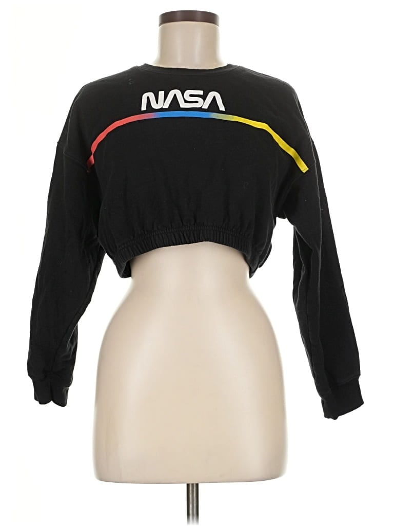 Pre-owned Forever 21 Pullover Sweater In Black