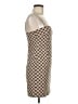 MISBHV Houndstooth Tan Cocktail Dress Size M - photo 4