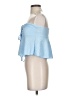 Shein Blue Sleeveless Top Size 4 - photo 5