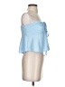 Shein Blue Sleeveless Top Size 4 - photo 4