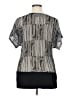 Ashley Stewart Silver Black Short Sleeve Blouse Size XL (estimated) - photo 2