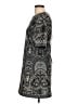 Karin Stevens Paisley Gray Blue Casual Dress Size L - photo 5