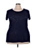 Gibson Blue Short Sleeve Top Size 2X - photo 1