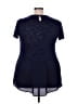 Gibson Blue Short Sleeve Top Size 2X - photo 2