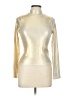 Jolie & Joy Metallic Gold Long Sleeve Turtleneck Size L - photo 1